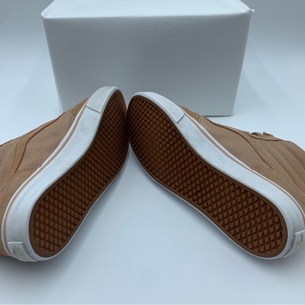 Vans Off The Wall Trainers High Top Peach Pink Skate Casual Sneakers EU39 UK 6 - Picture 9 of 9